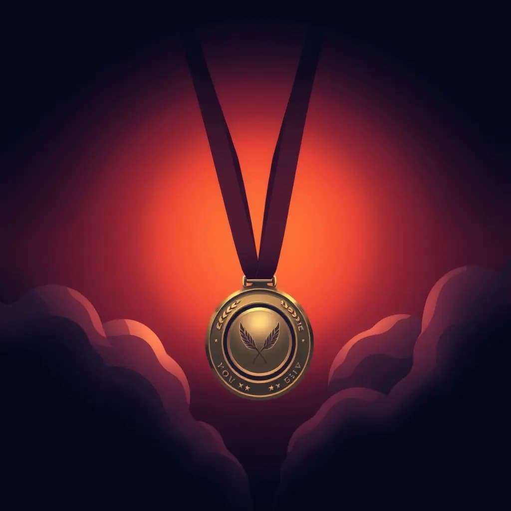 Dream illustration: Receiving a Medal