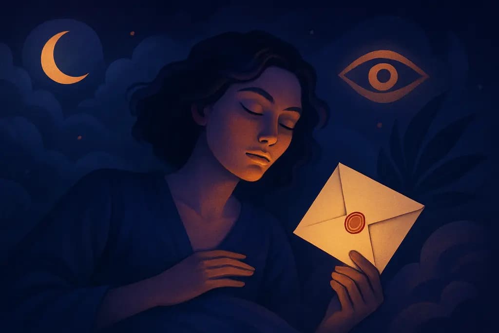 Dream illustration: Receiving a Mysterious Invitation