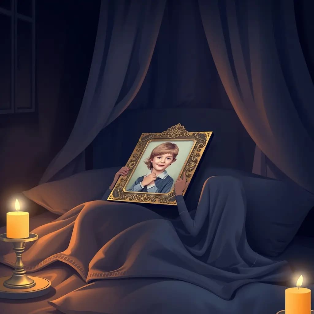 Dream illustration: Receiving an ornate invitation with your childhood photo