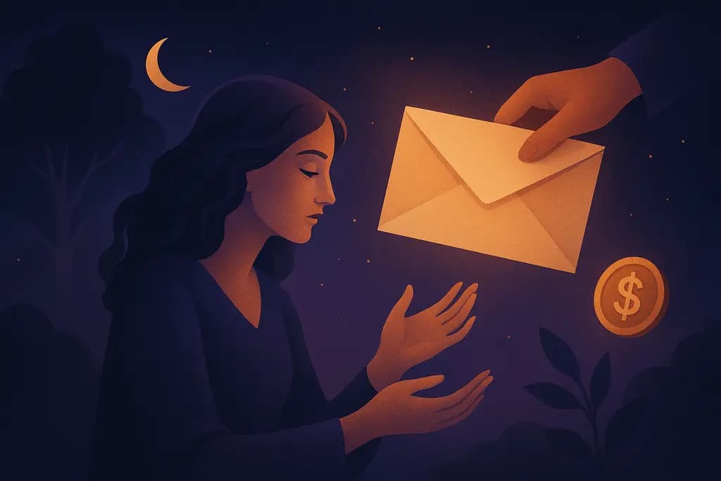 Dream illustration: Receiving an unexpected inheritance