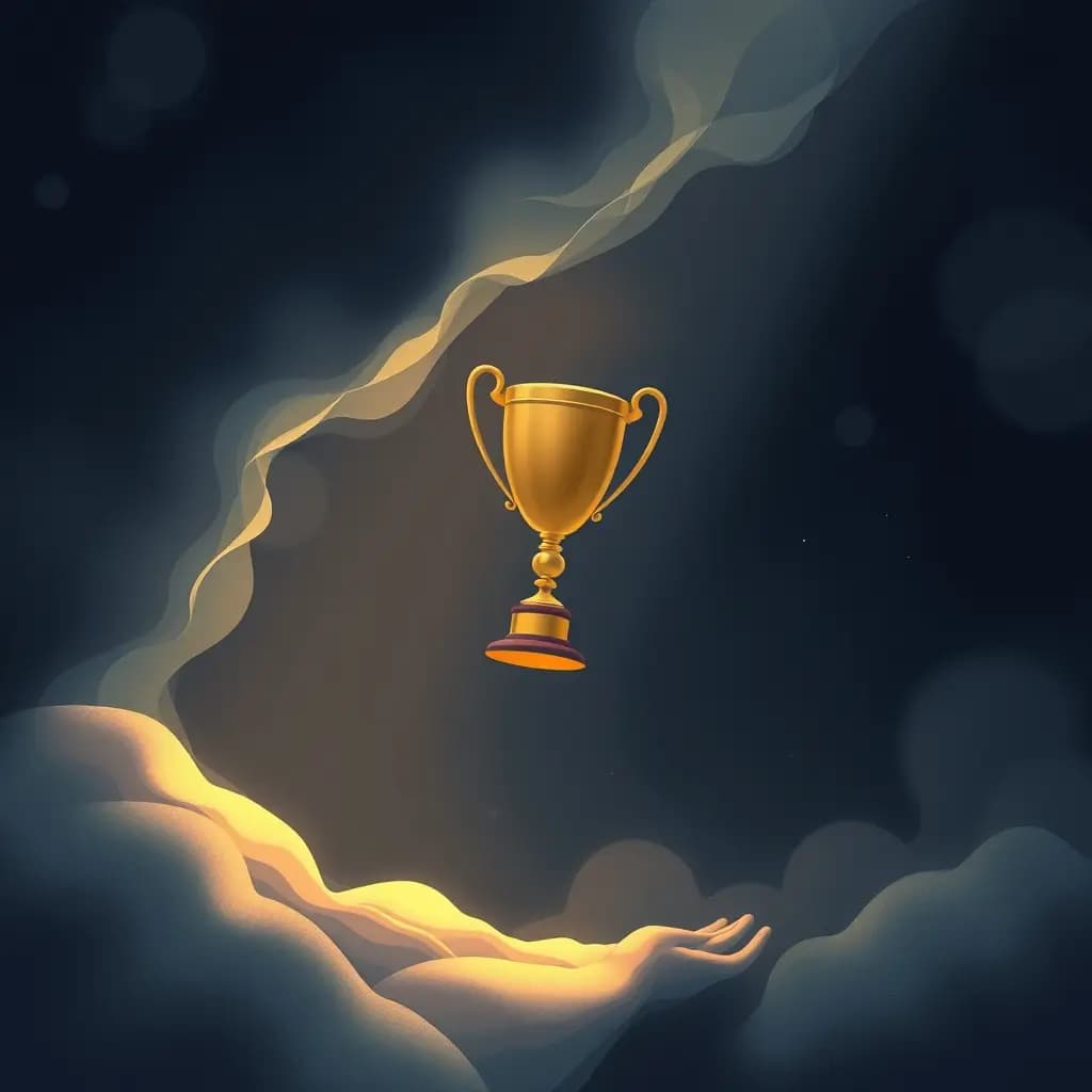 Dream illustration: Receiving an unwanted trophy