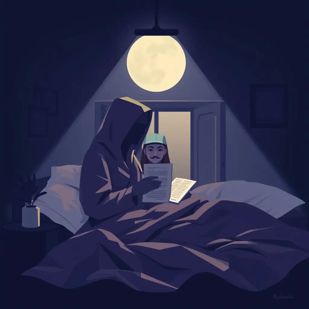 Dream illustration: Receiving anonymous warrant