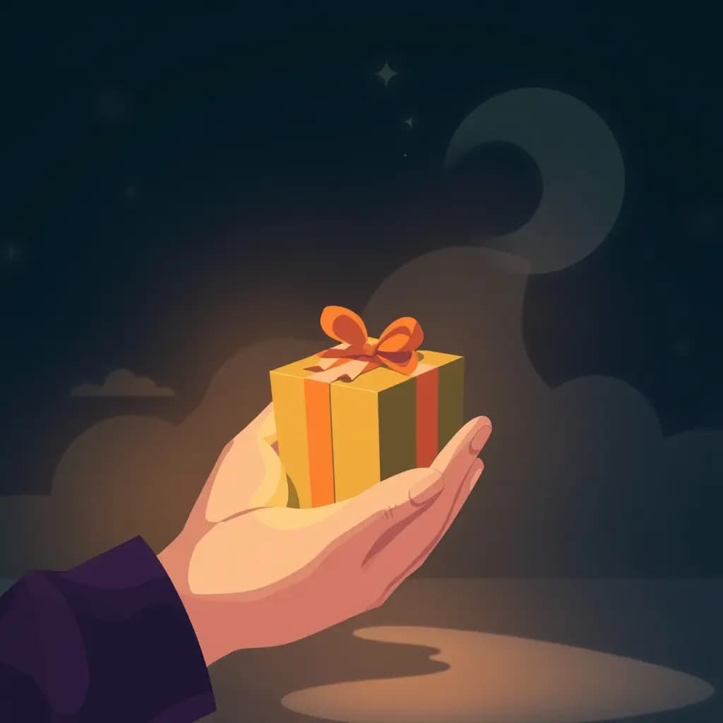 Dream illustration: Receiving Casino Chips as a Gift