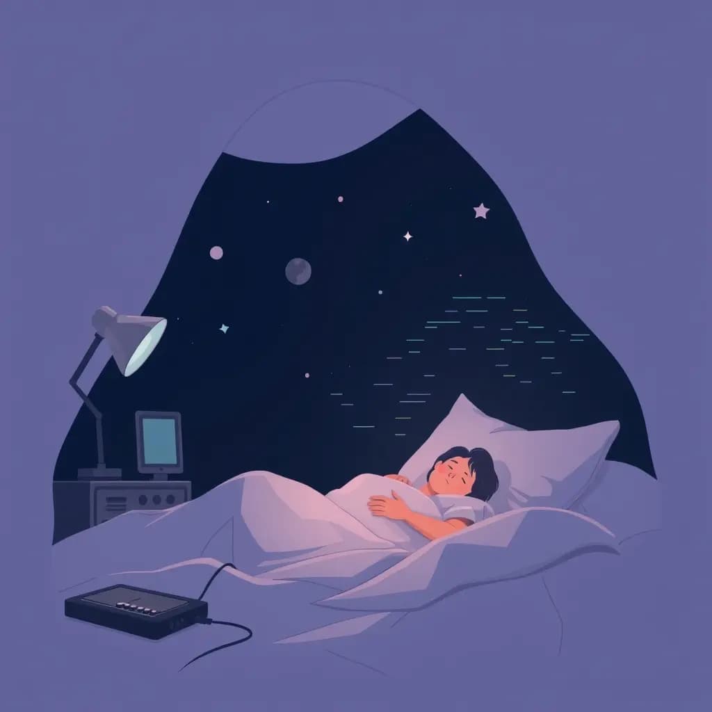 Dream illustration: Receiving mysterious broadcast