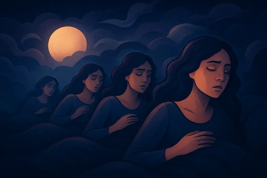 Dream illustration: Recurrent repeating dream