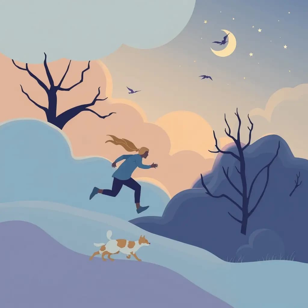 Dream illustration: Recurring small animal chase