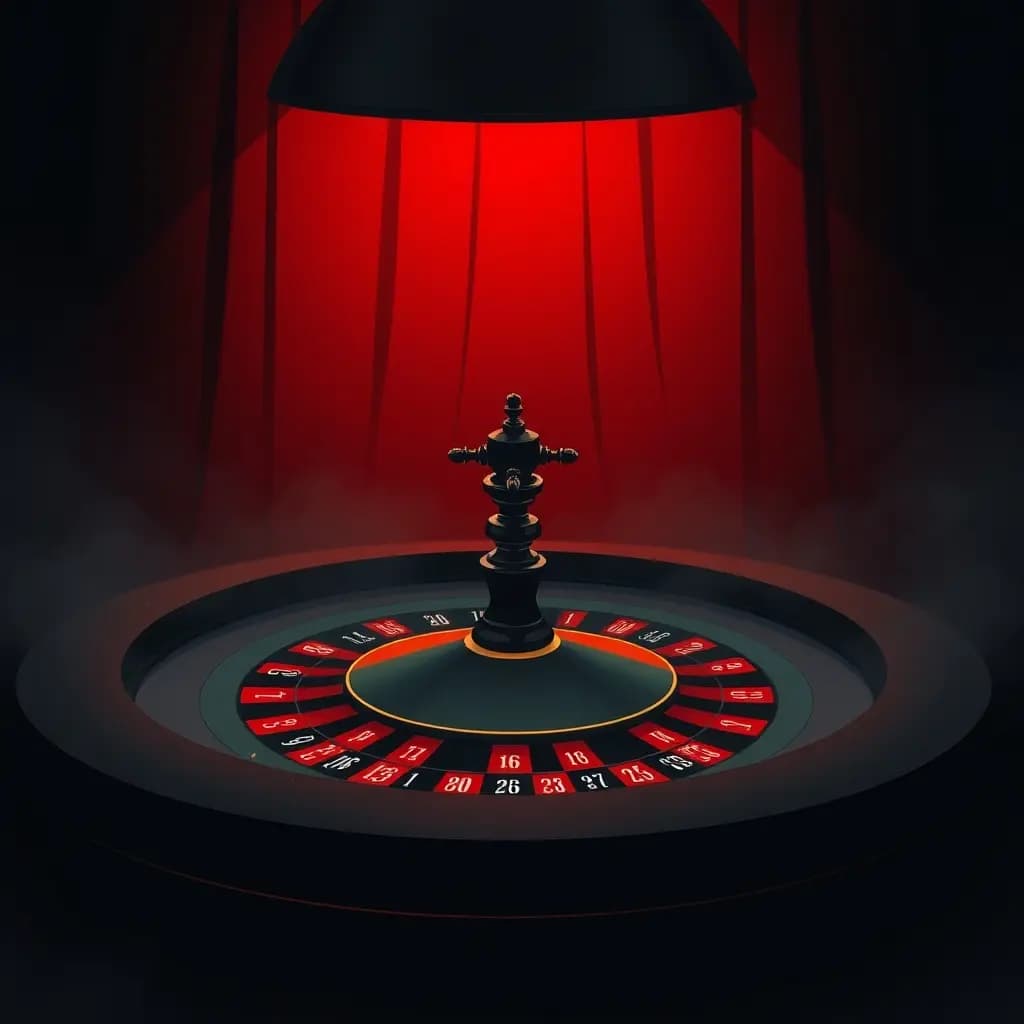 Dream illustration: Red and Black on a Roulette Table