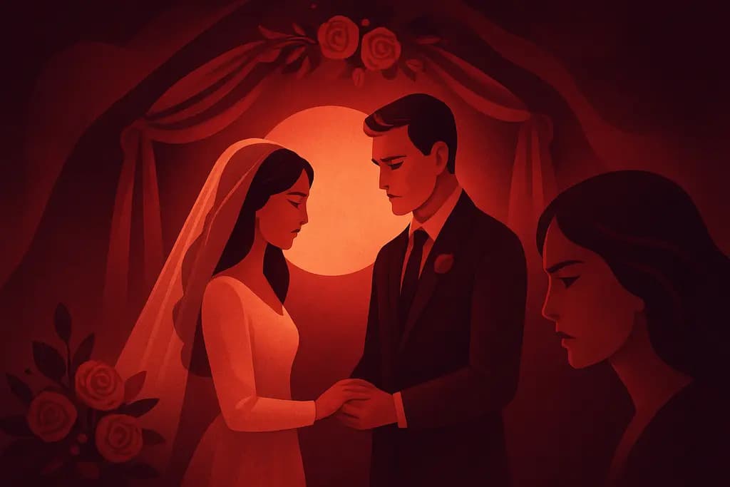 Dream illustration: red weddings