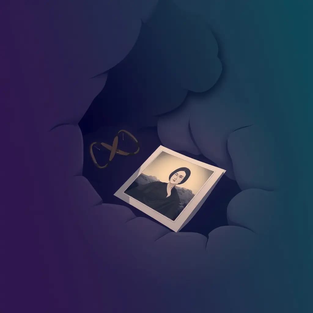 Dream illustration: Rediscovering buried photograph