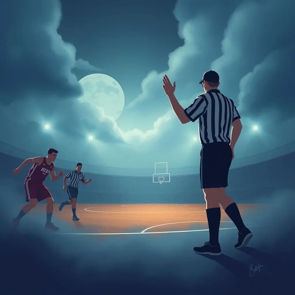 Dream illustration: Referee ignores all fouls