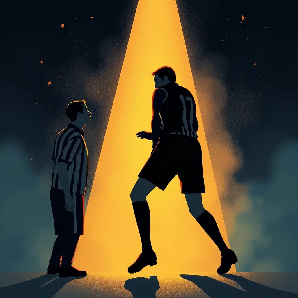 Dream illustration: Referee ignores obvious foul