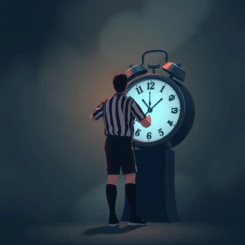 Dream illustration: Referee Replaced by a Clock