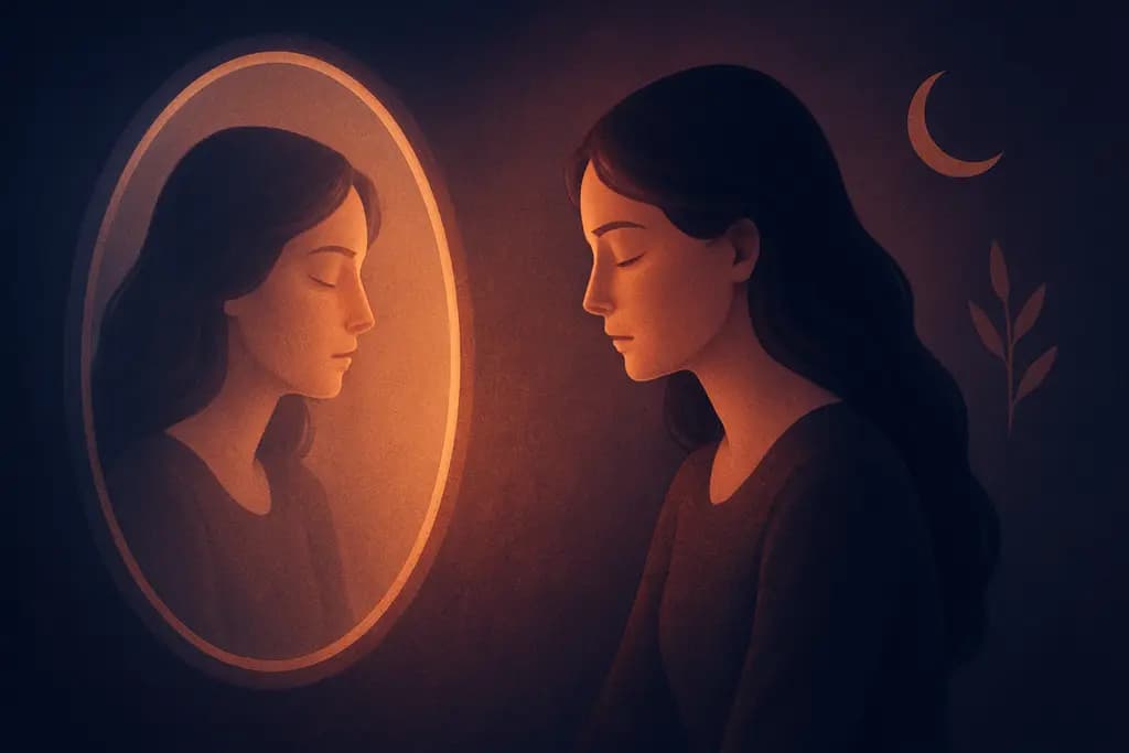 Dream illustration: Reflection Moving Independently