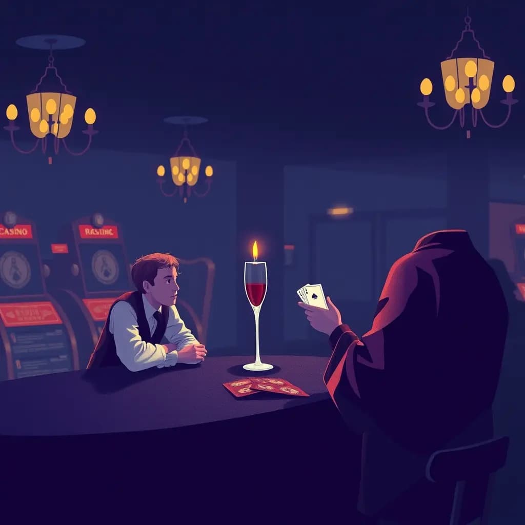 Dream illustration: Refusing to Tip a Casino Dealer
