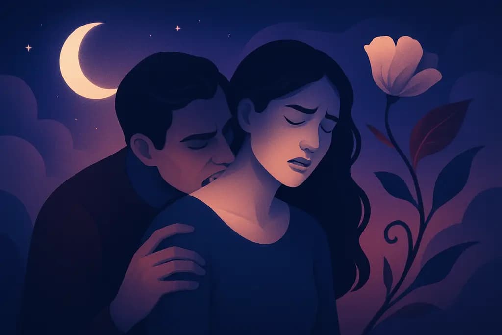Dream illustration: relationships biting me