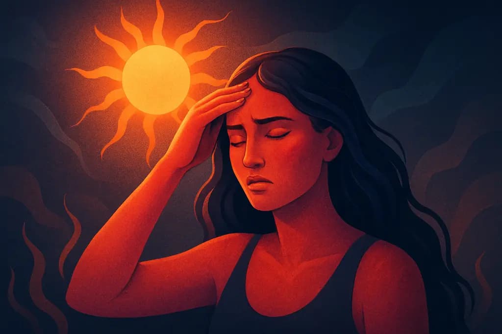 Dream illustration: Relentless Heat or Sunburn