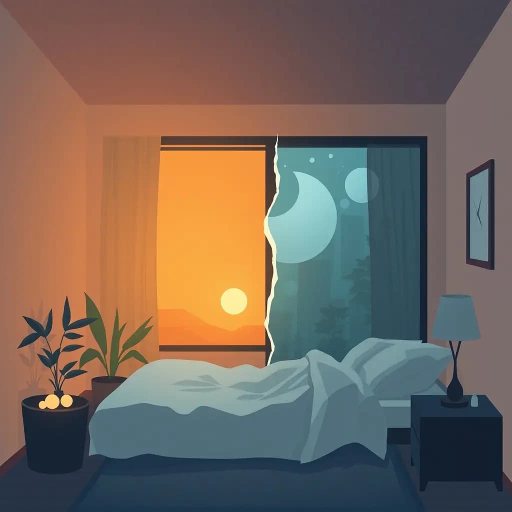 Dream illustration: Reliving a single fragmented day
