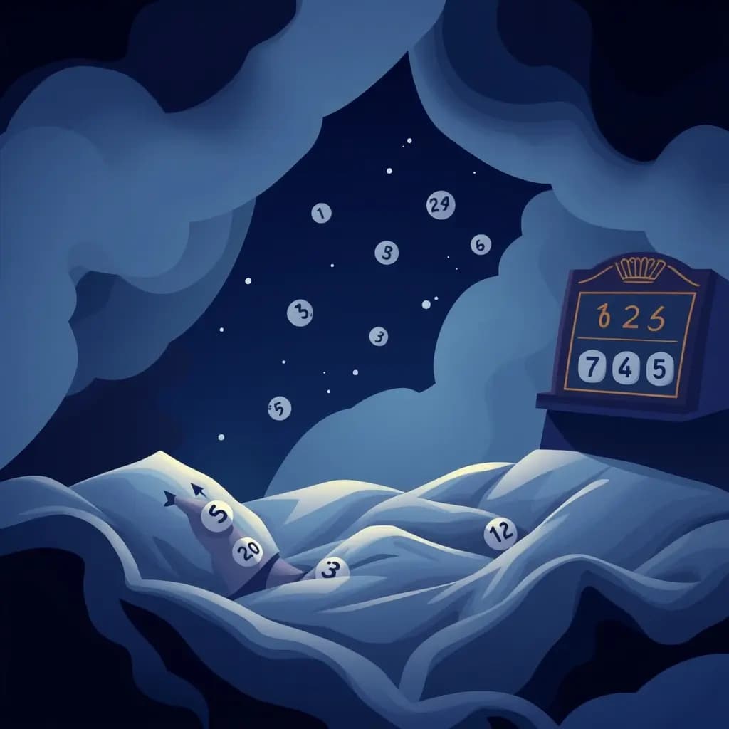 Dream illustration: Remembering Lottery Numbers After Waking