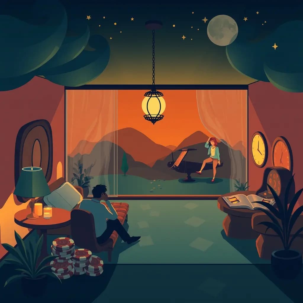 Dream illustration: Returning Home From a Casino Trip