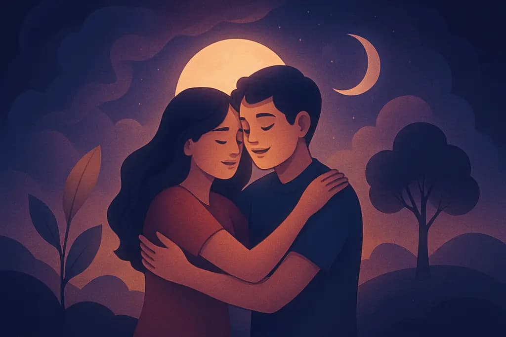 Dream illustration: Reuniting with a childhood friend dream