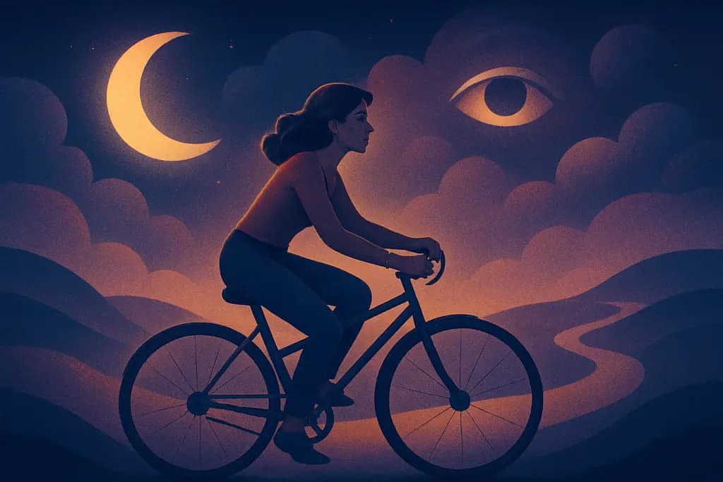 Dream illustration: Riding a Bike