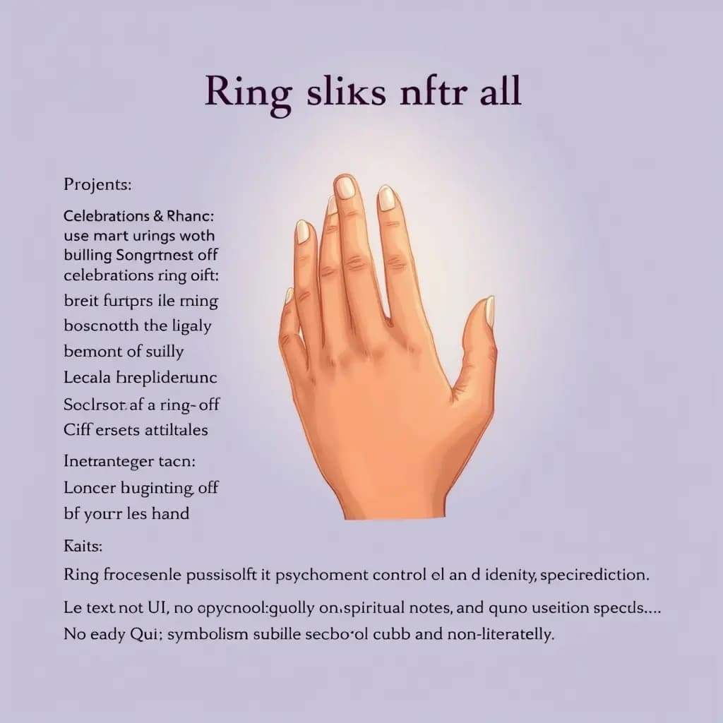 Dream illustration: Ring slips off hand