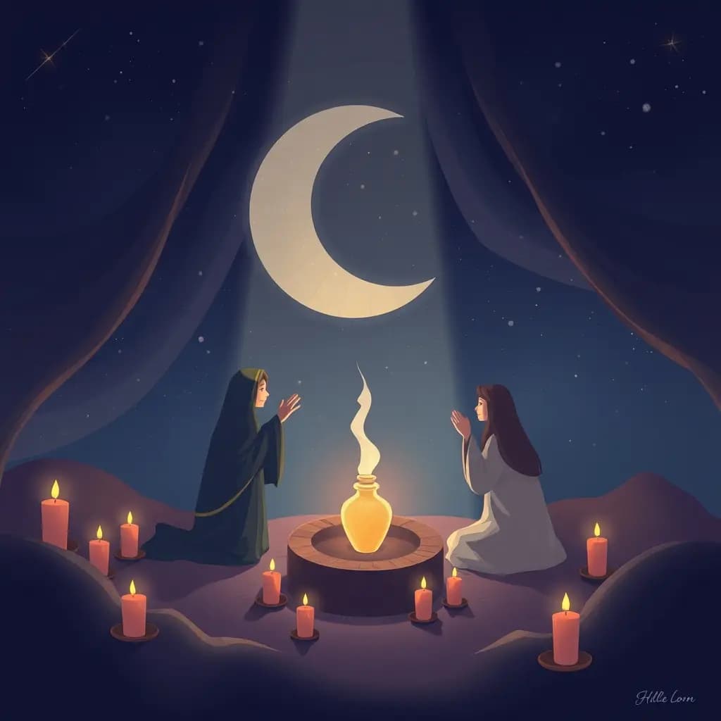 Dream illustration: Ritual that asks you to choose an object