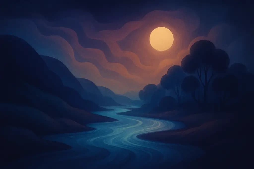 Dream illustration: River