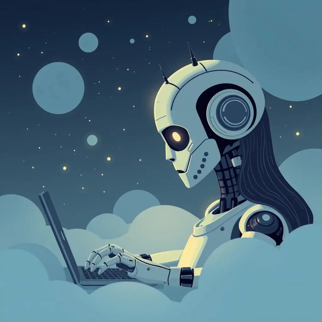 Dream illustration: Robot replaces your job