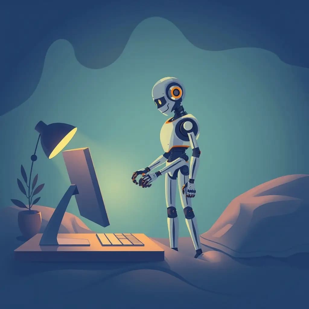 Dream illustration: Robot takes your job
