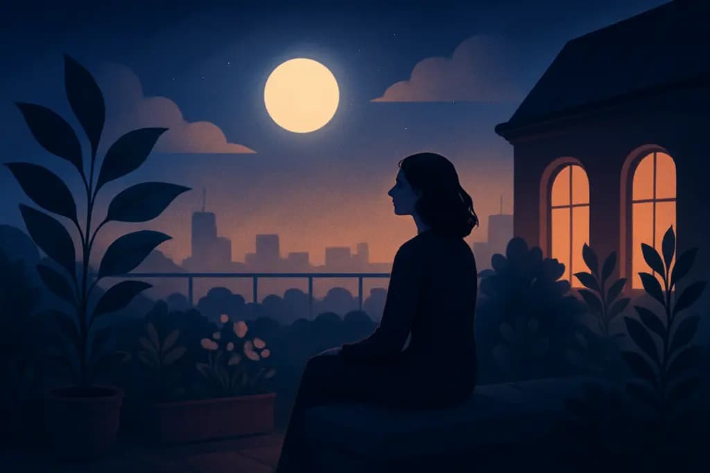 Dream illustration: Rooftop Garden Dream