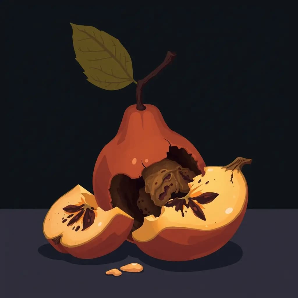 Dream illustration: Rotting fruit