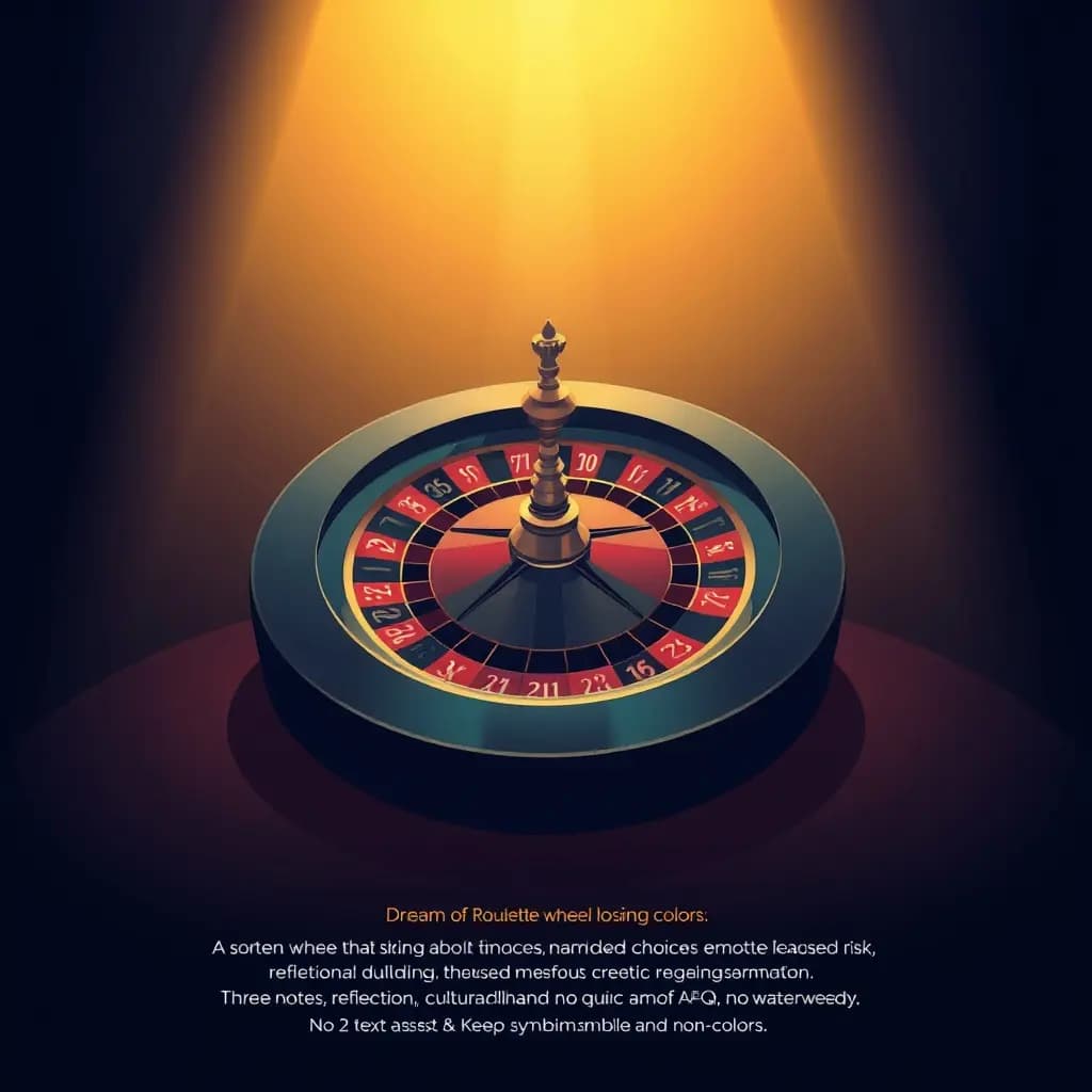 Dream illustration: Roulette wheel missing colors