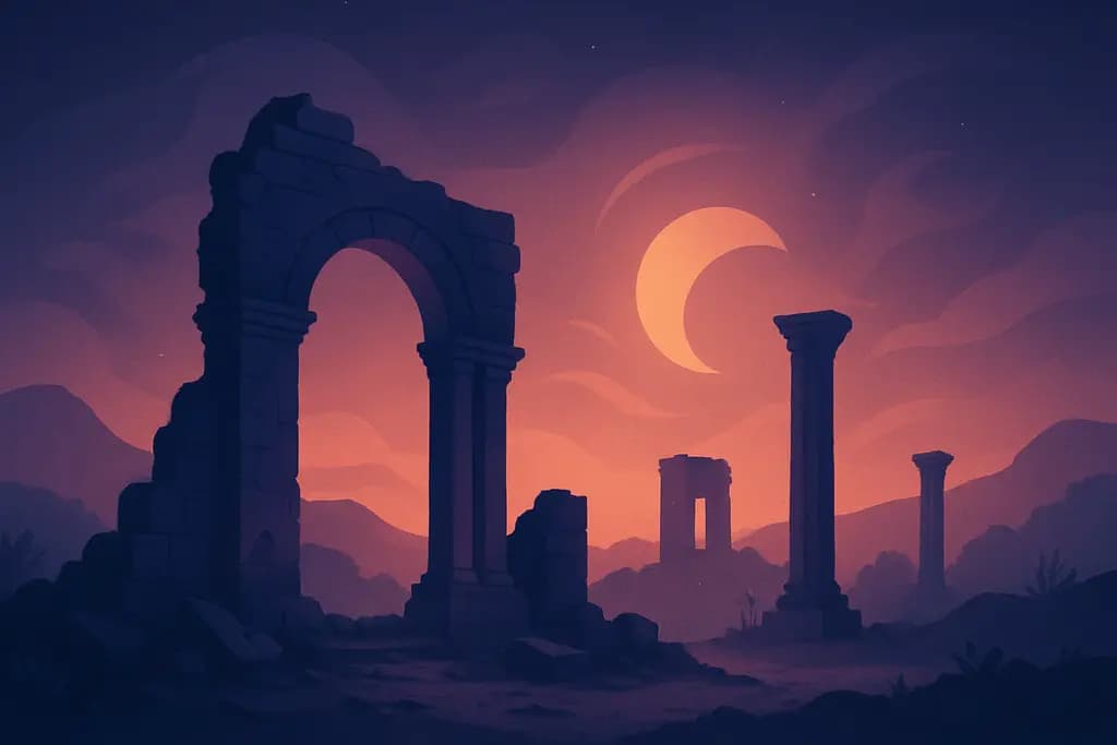 Dream illustration: Ruins