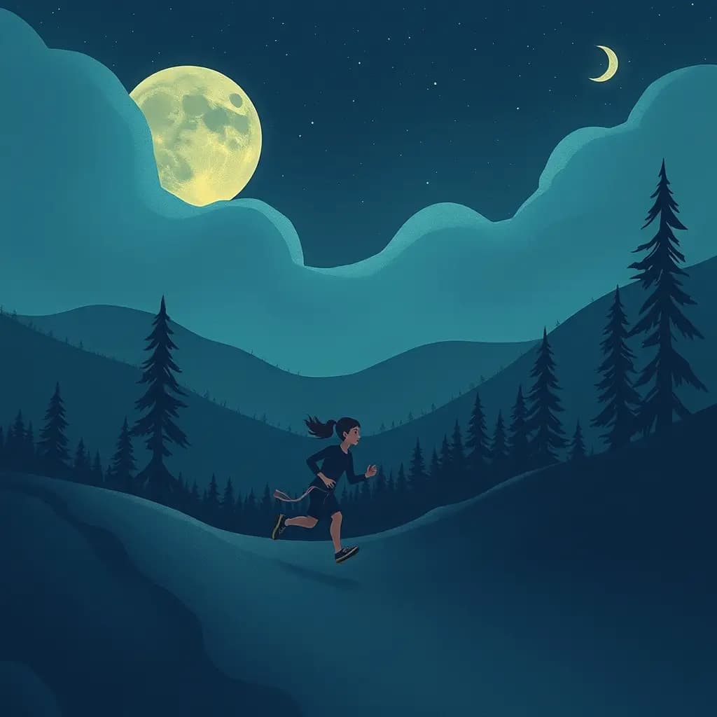 Dream illustration: Running but going nowhere