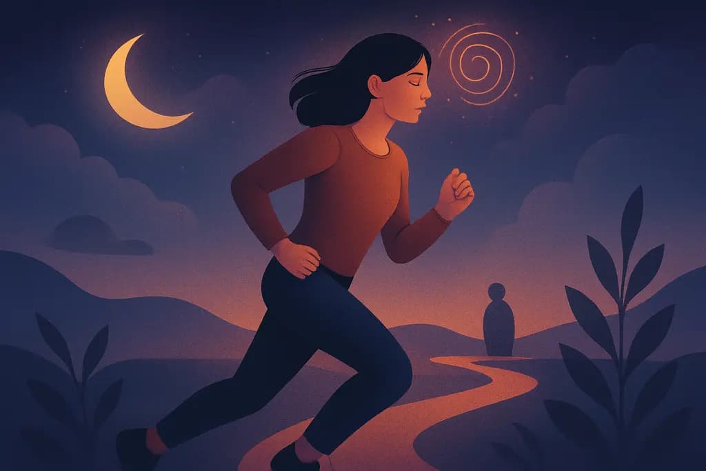 Dream illustration: Running in place