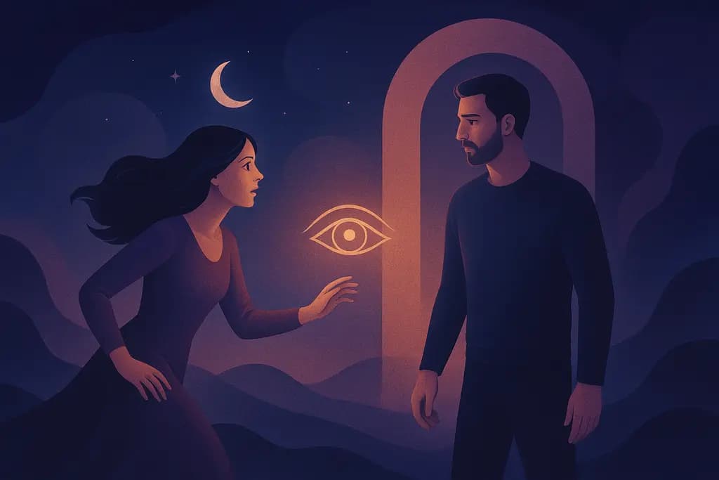 Dream illustration: Running into an ex-partner unexpectedly