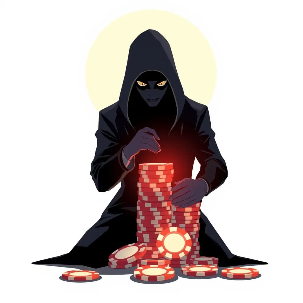 Dream illustration: Running Out of Poker Chips