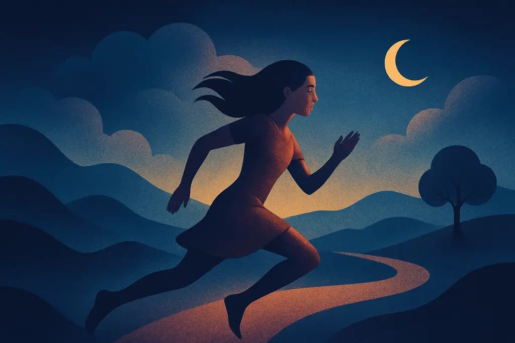 Dream illustration: Running