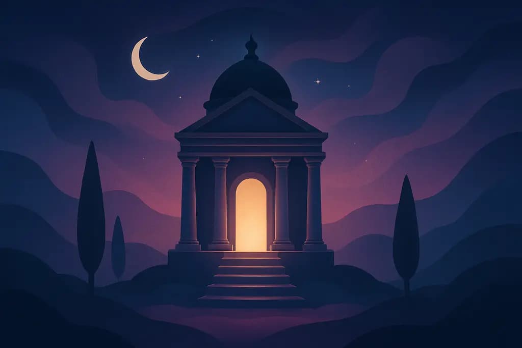 Dream illustration: Sacred Place or Temple