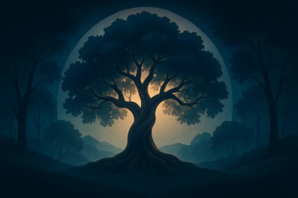 Dream illustration: Sacred tree or grove