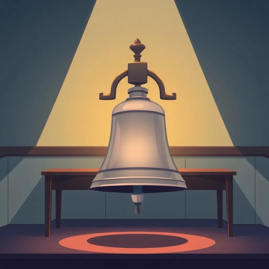 Dream illustration: School bell that won't ring