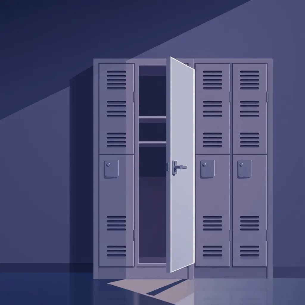 Dream illustration: School Locker Won't Open