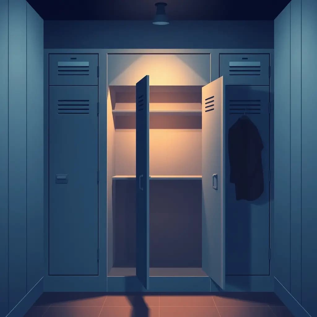 Dream illustration: School Locker