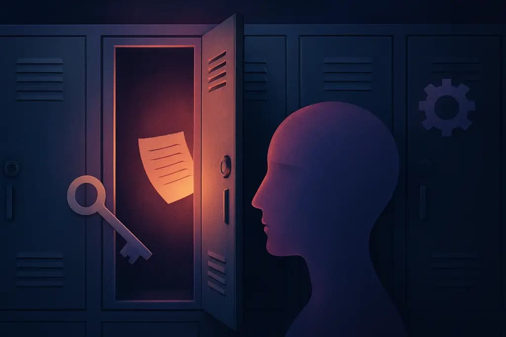 Dream illustration: School Lockers