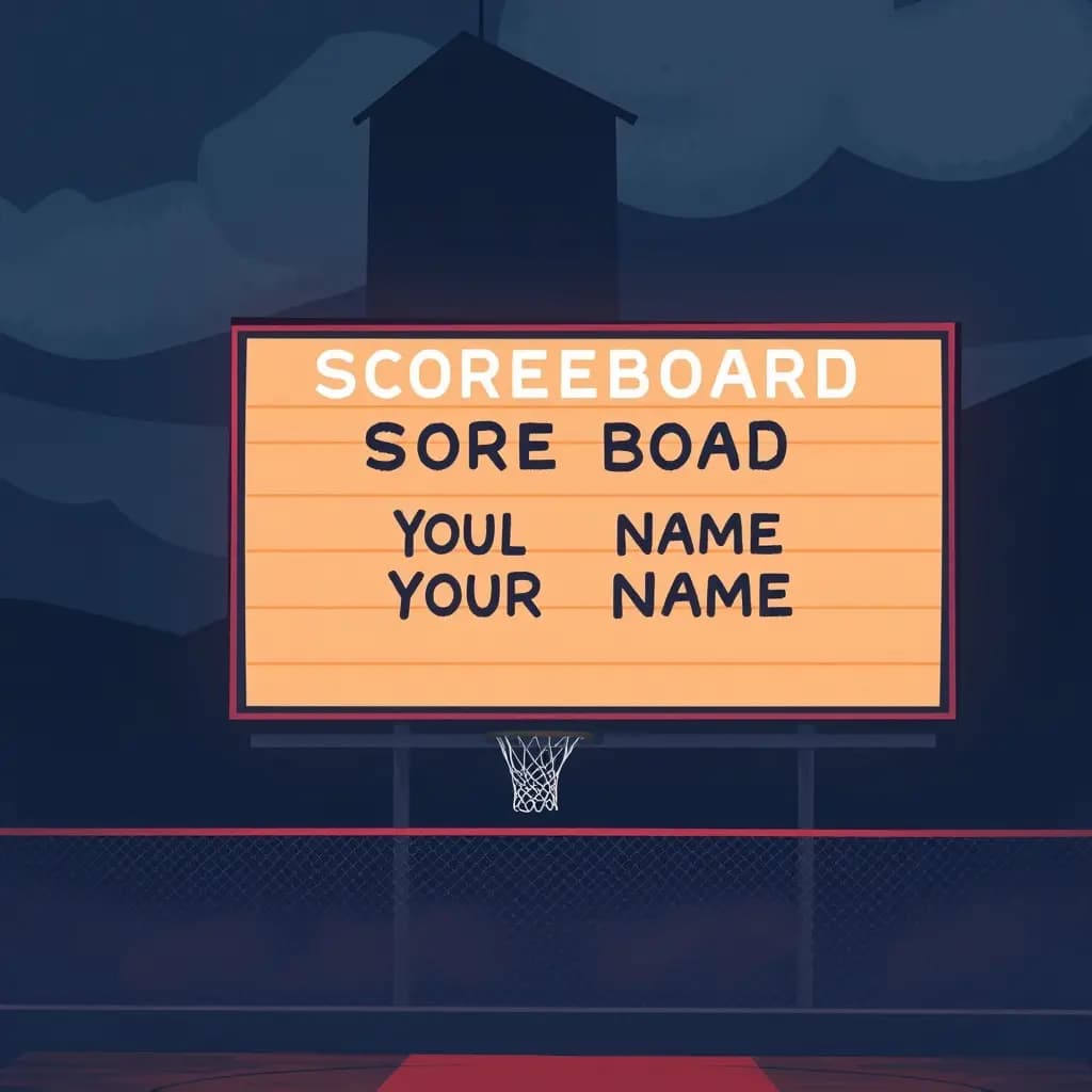 Dream illustration: Scoreboard erases name