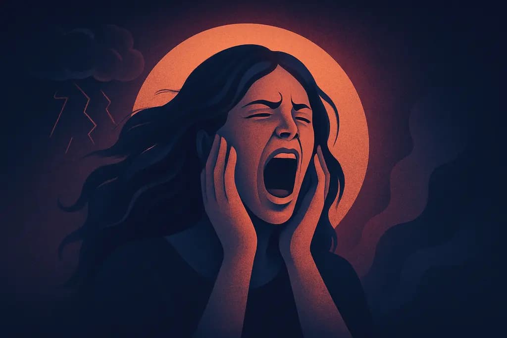 Dream illustration: Screaming