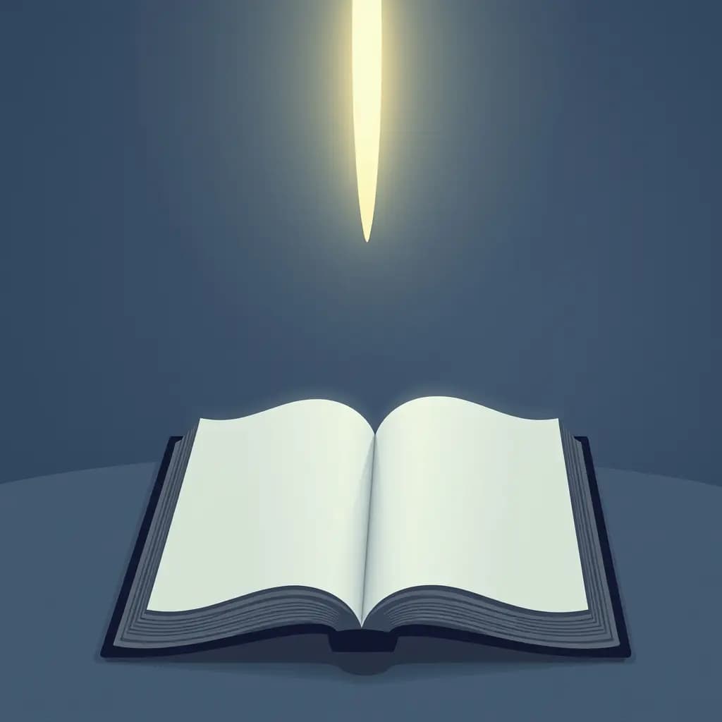Dream illustration: Scripture pages all blank