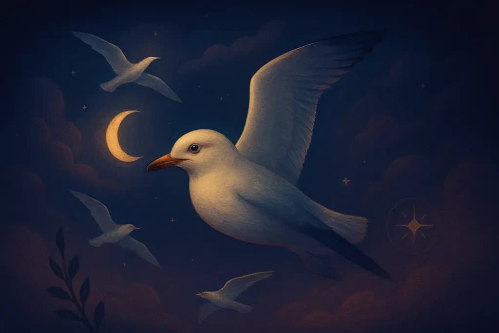 Dream illustration: Seagulls
