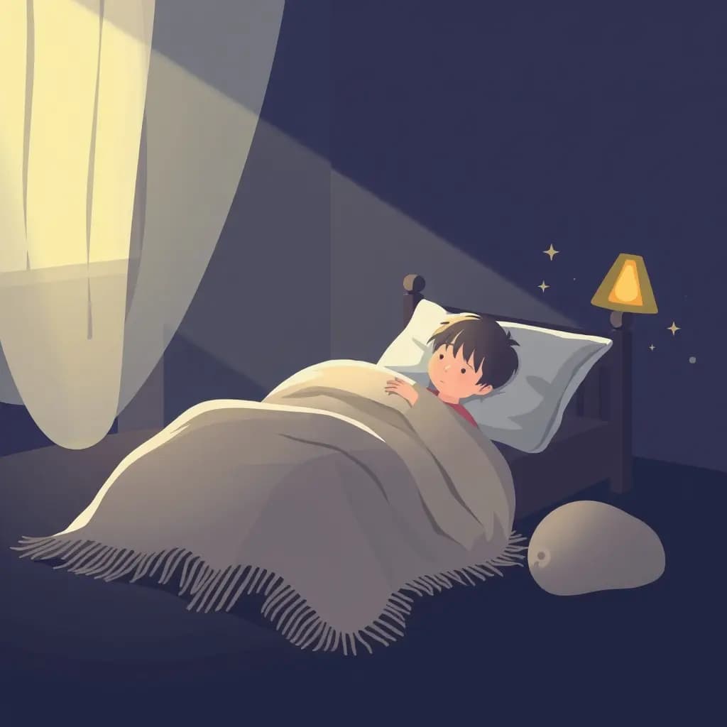 Dream illustration: Searching for childhood blanket